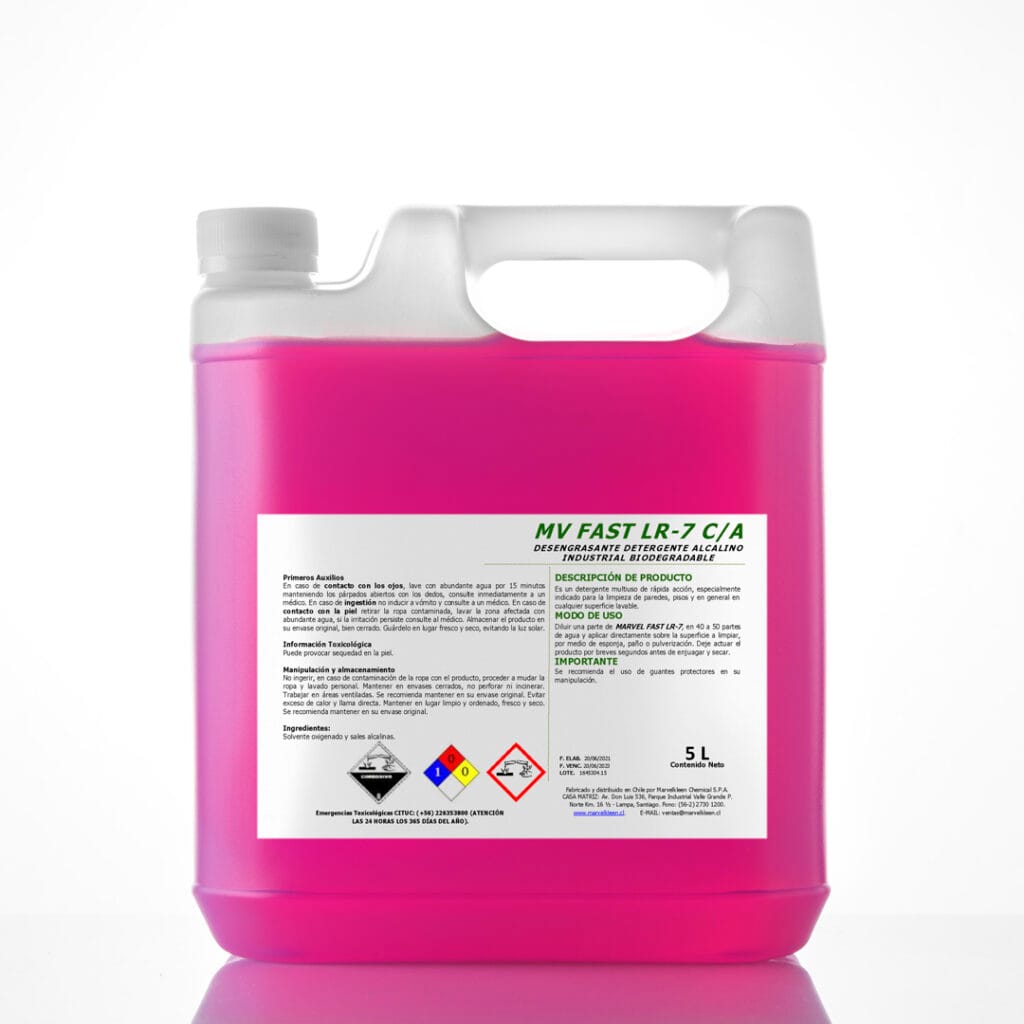 FAST LR-7 C/A, (DESENGRASANTE CONCENTRADO CON AROMA)