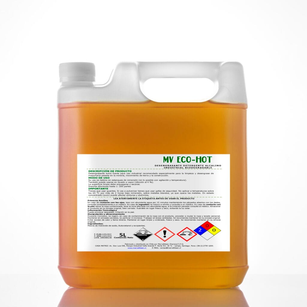 ECO HOT C-14, desengrasante genérico alto poder ecológico