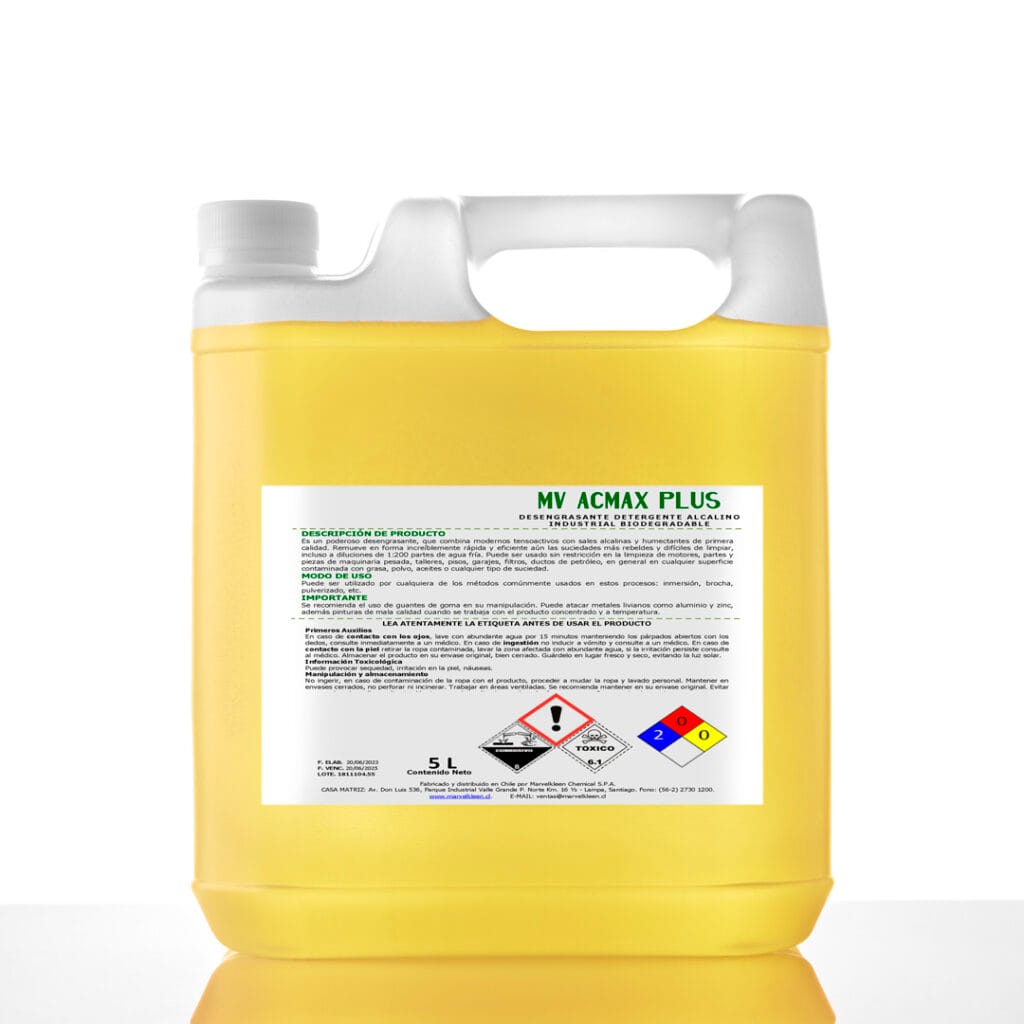 ACMAX PLUS, (DESENGRASANTE CONCENTRADO COCINA)