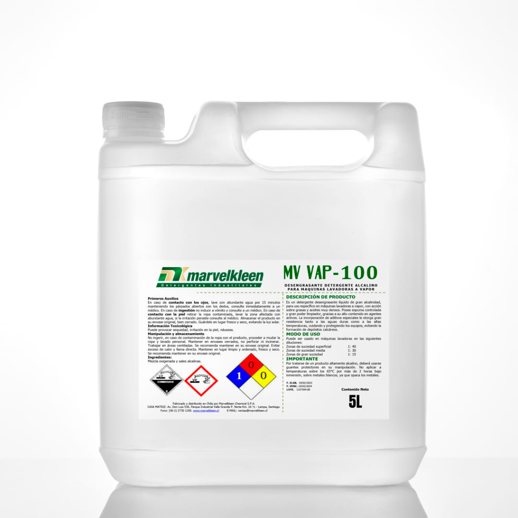 VAP-100, desengrasante altísimo poder diluible