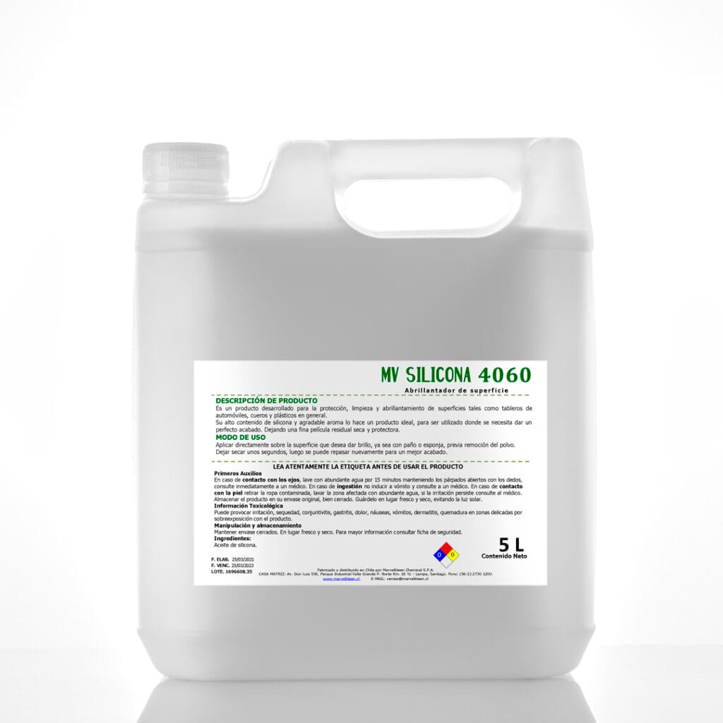 SILICONA 4060 C/A, silicona abrillantadora con aroma para uso general
