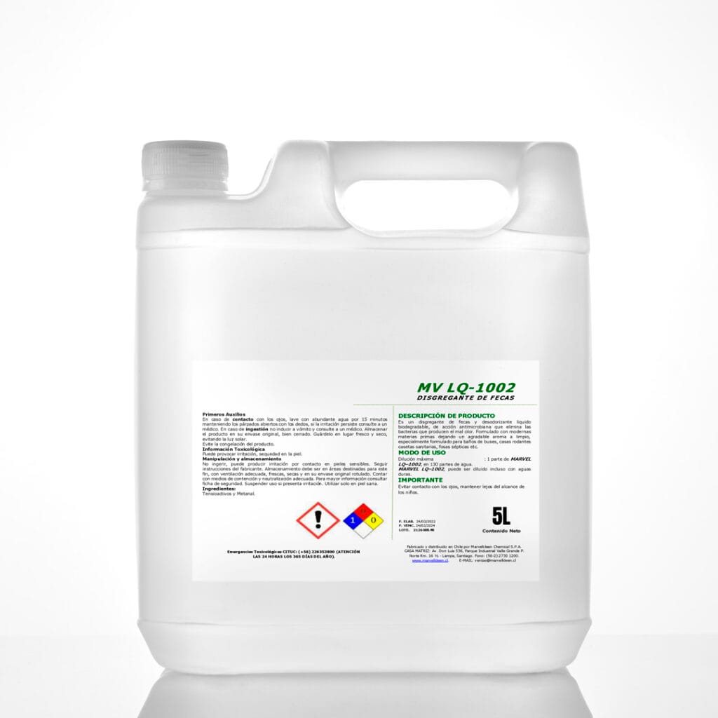 LQ 1002 INCOLORO, para baños quimicos