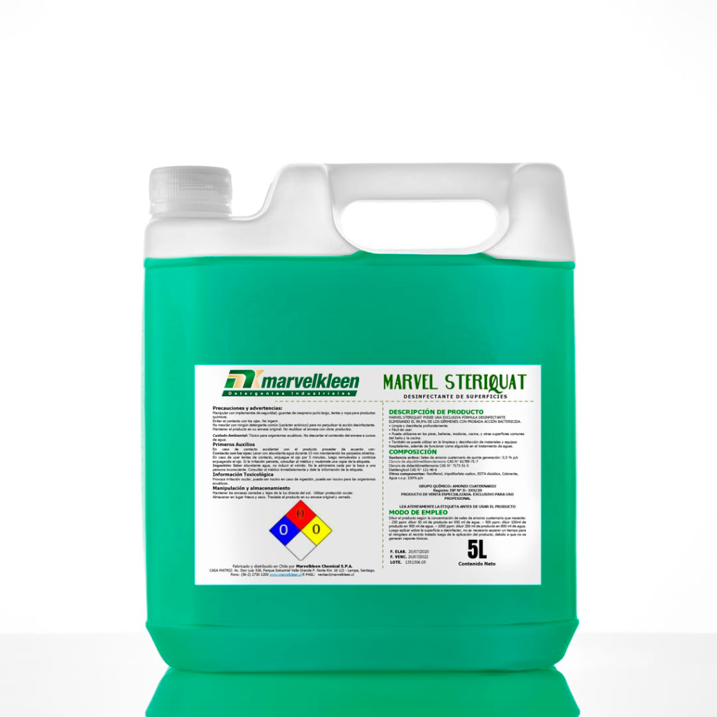 STERIQUAT, uso medio industrial