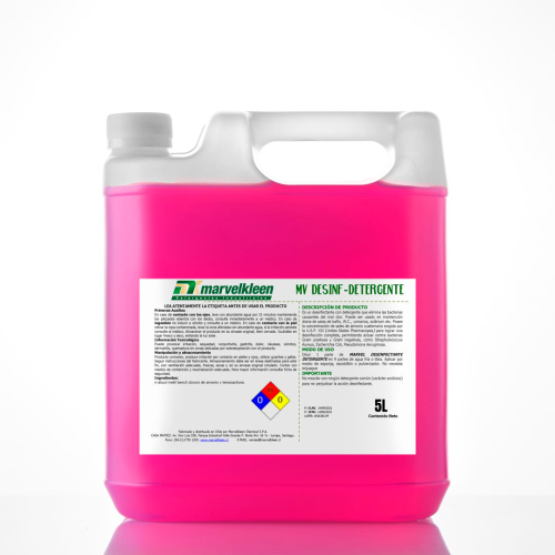 DESINFECTANTE-DETERGENTE INSTITUCIONAL, uso domestico - Producto de limpieza industrial MarvelKleen Chile